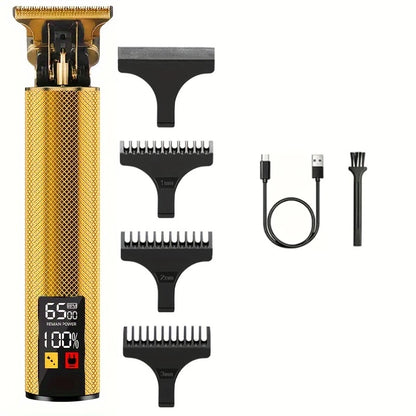 Electric Barber T9 Upgraded LCD Rechargeable Retro Oil Head