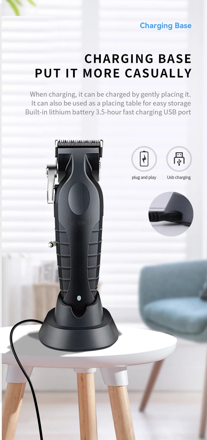 Kemei KM-2296 KM-2024 Hair Clipper Hair Trimmer Shaver KM-2299