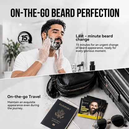 Instant Hair Dye Black Beard Shampoo Beard Paint