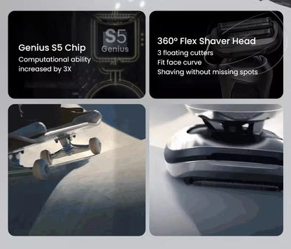 Braun 7 Series Pro Shaver 72-G1200s AUTO Mode Intelligent Shaving