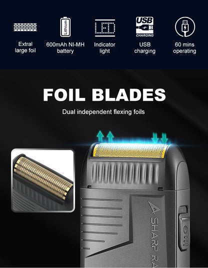 VGR Razor Rechargeable Razor Professional Beard Trimmer V-375