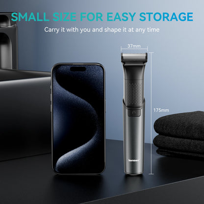 S15 Electric Tirmmer for Men Dual-sided Blade IPX6 Beard Trimmer