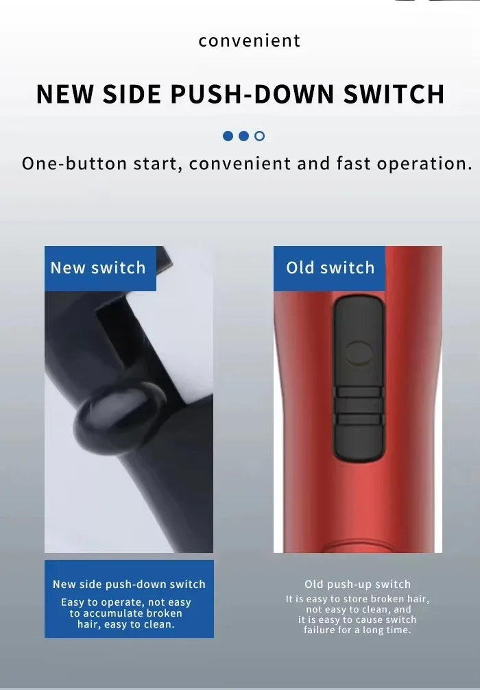 Kemei KM-PG809A KM-PG232 LCD USB Charging Hair Clipper