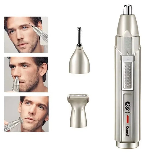 Original Kemei all in one Rechargeable Ear Nose Hair Trimmer