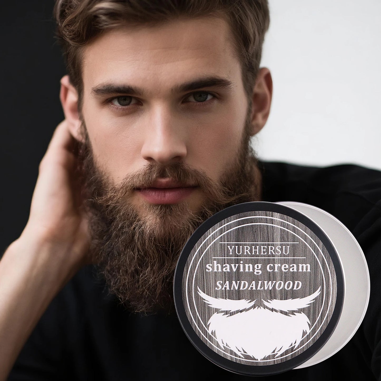 Sandalwood Shaving Soap 80g Natural Glycerin Based
