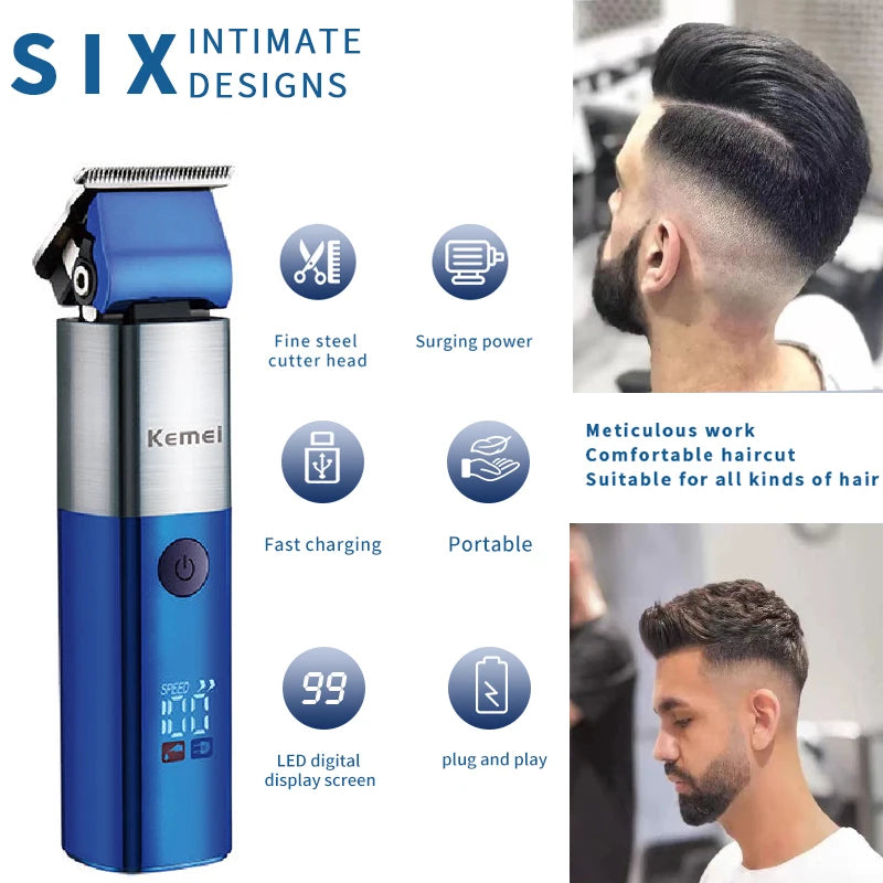 Kemei Professional Hair Clipper Hair Trimmer For Men