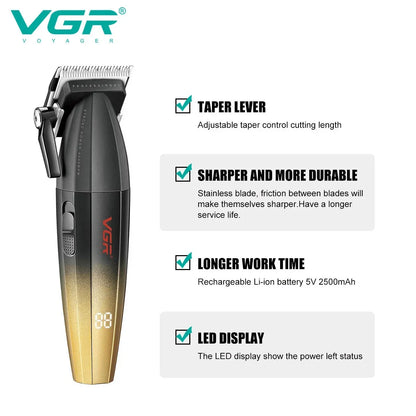 VGR Hair Trimmer Professional Barber Hair Cutting Machine V-003