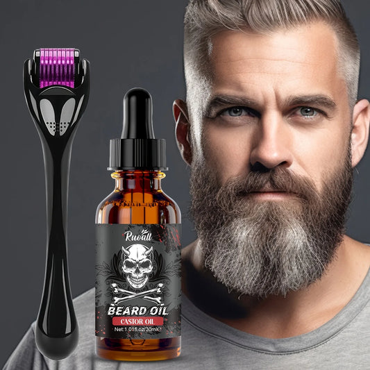Beard essential oil rich in castor oil Beard Growth