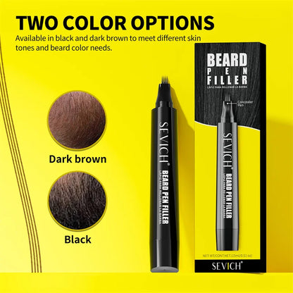 SEVICH Beard Filler Pen Waterproof Beard Coloring Pen