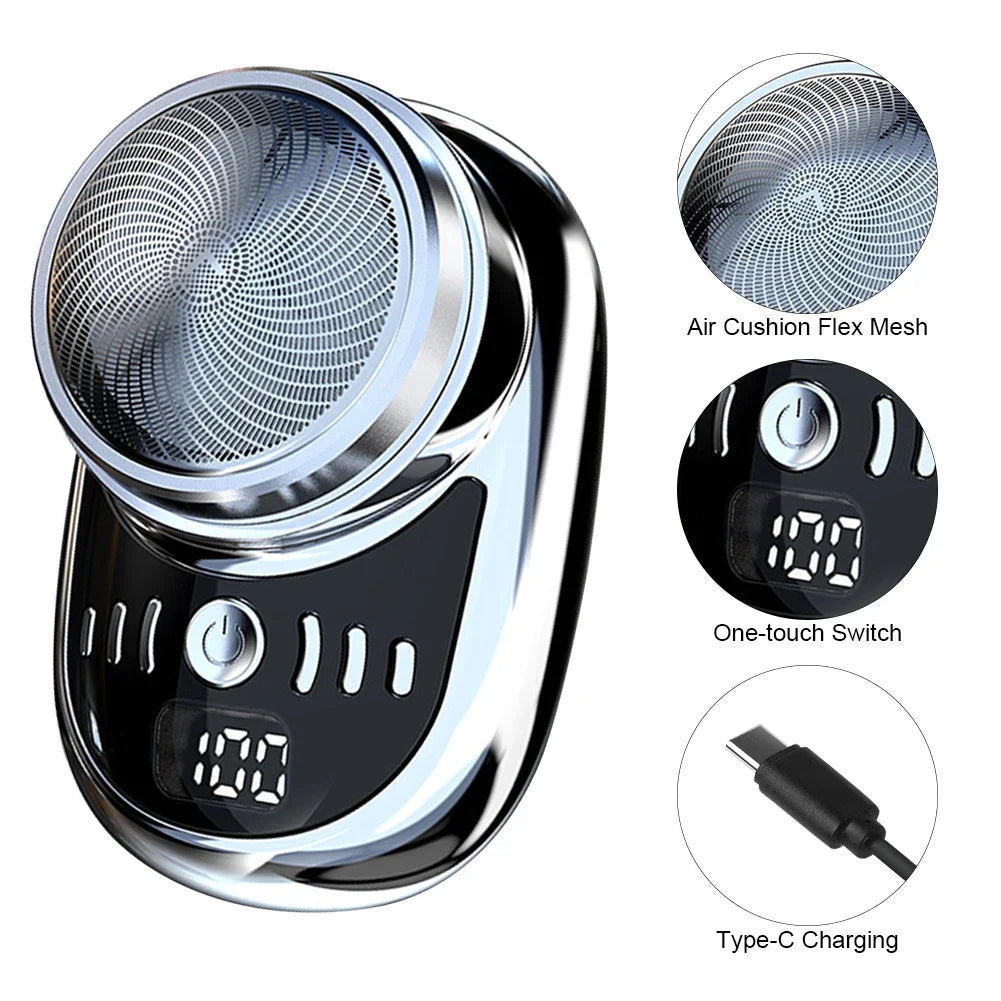 Mini Electric Travel Shaver For Men Pocket Size Beard Razor
