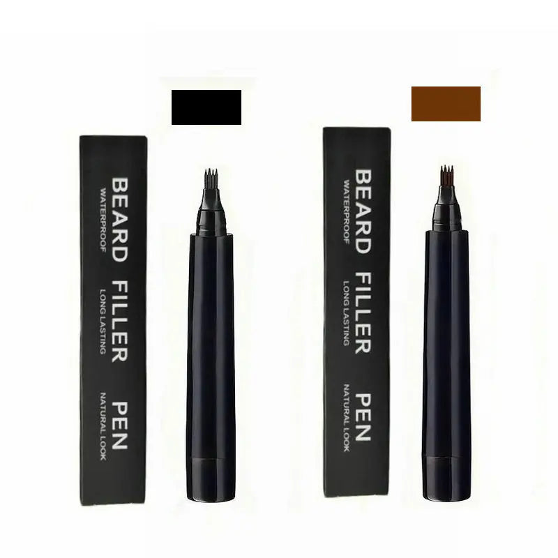 Beard Filling Pen Black/Brown Waterproof Beard Filler Pencil