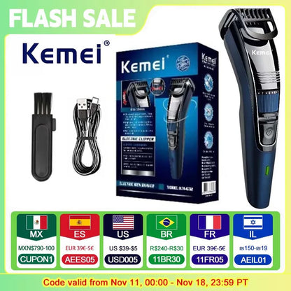 Kemei KM-632 Men Electric Shaver Professional Beard Trimmer