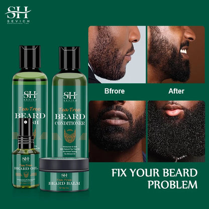 Tea Tree Beard Care Series Fast and Effective Beard Growth