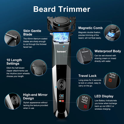 Kensen S25 Electric Body Hair Trimmer Men's Razor