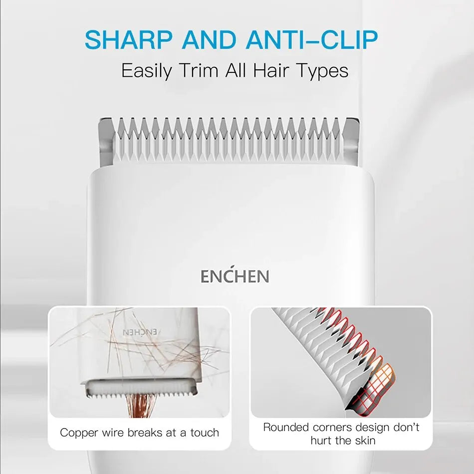 ENCHEN Boost Electric Hair Clipper Professional Cordless
