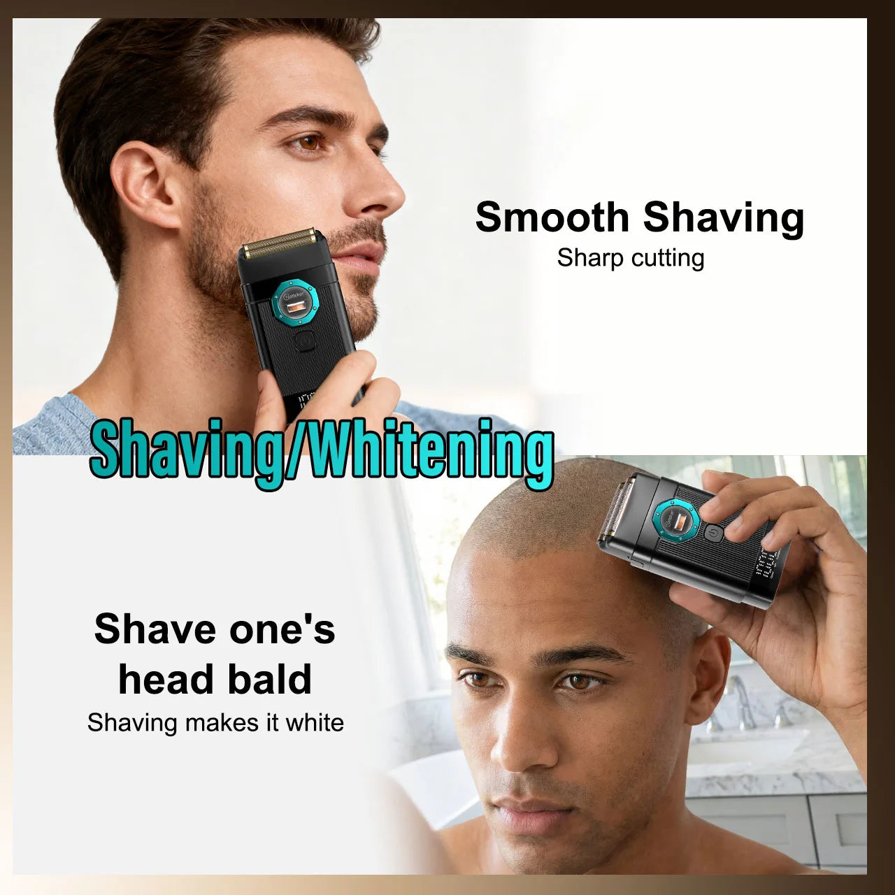 Hatteker Rechargeable Electric Head Shaver Razor