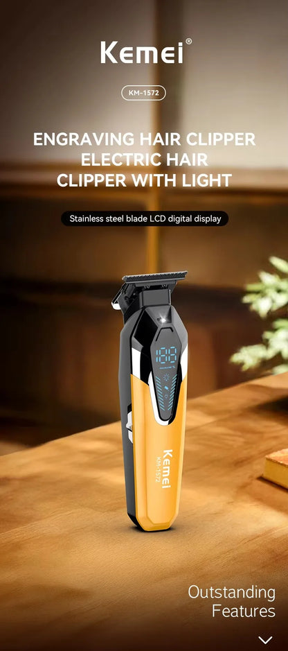 Kemei Hair Trimmers Electric Clippers Professional Hair Trimmers KM-1572