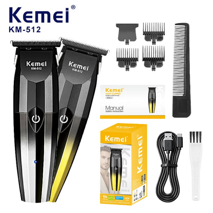 KM-512 Hair Clipper Electric Thruster USB Charging High Speed