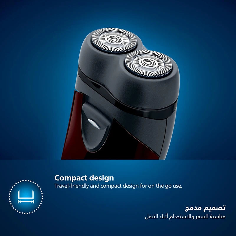 Philips Electric Shaver Battery Power Portable Beard Trimmer