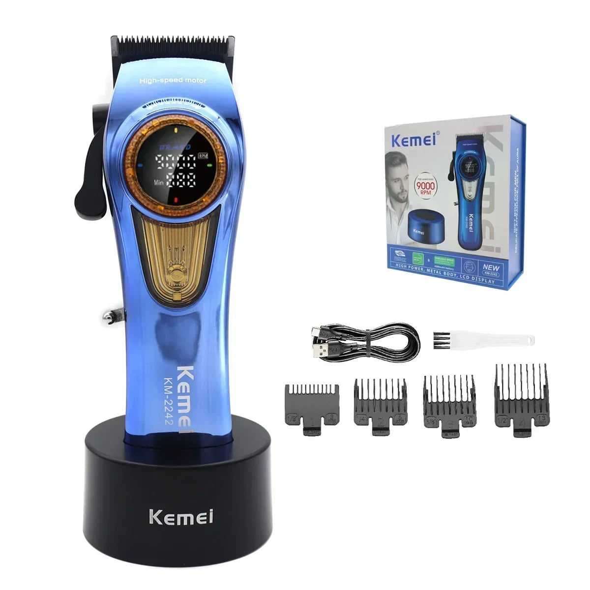 Kemei Professional Hair Clipper Adjust Hair Trimmer For Men