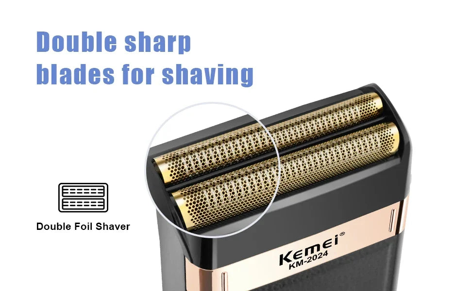 KEMEI Professional Electric Shaver for Men Electric Razors