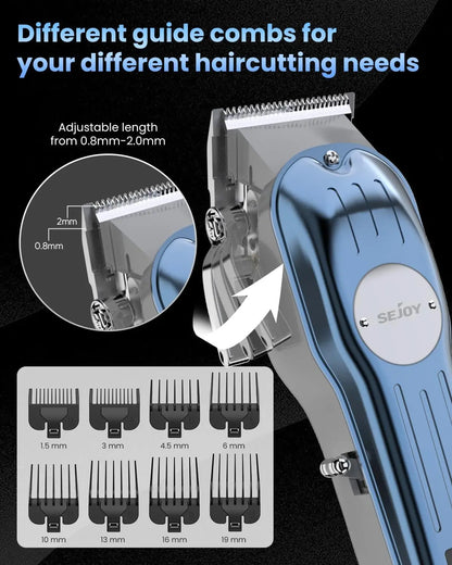 SEJOY Professional Hair Clippers for Men Cordless Clippers