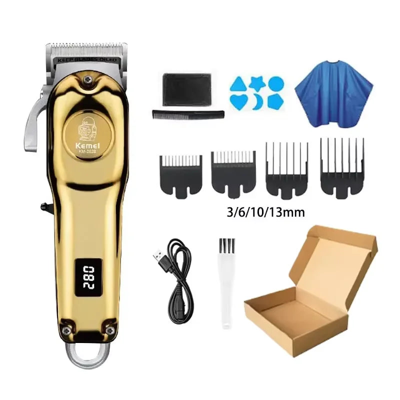 Kemei KM-2628 KM-678 KM-2024 USB Rechargeable Hair Clipper