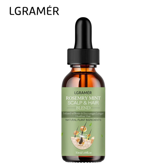 Hair Growth Essential Oil Rosemary Mint Hair Strengthening Oil