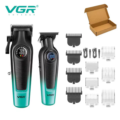VGR Professional Barber Clippers Cordless Rechargeable V-996