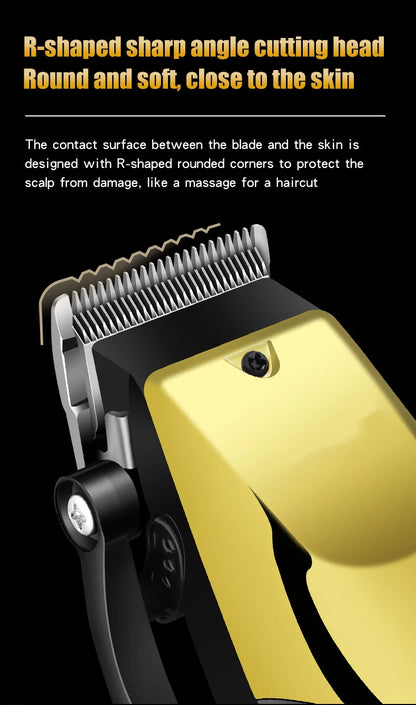 USB Rechargeable Hair Clippers for Men, Three-piece Set