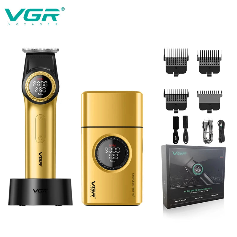 VGR 977 377 new hair trimming set high-end men's hair clipper