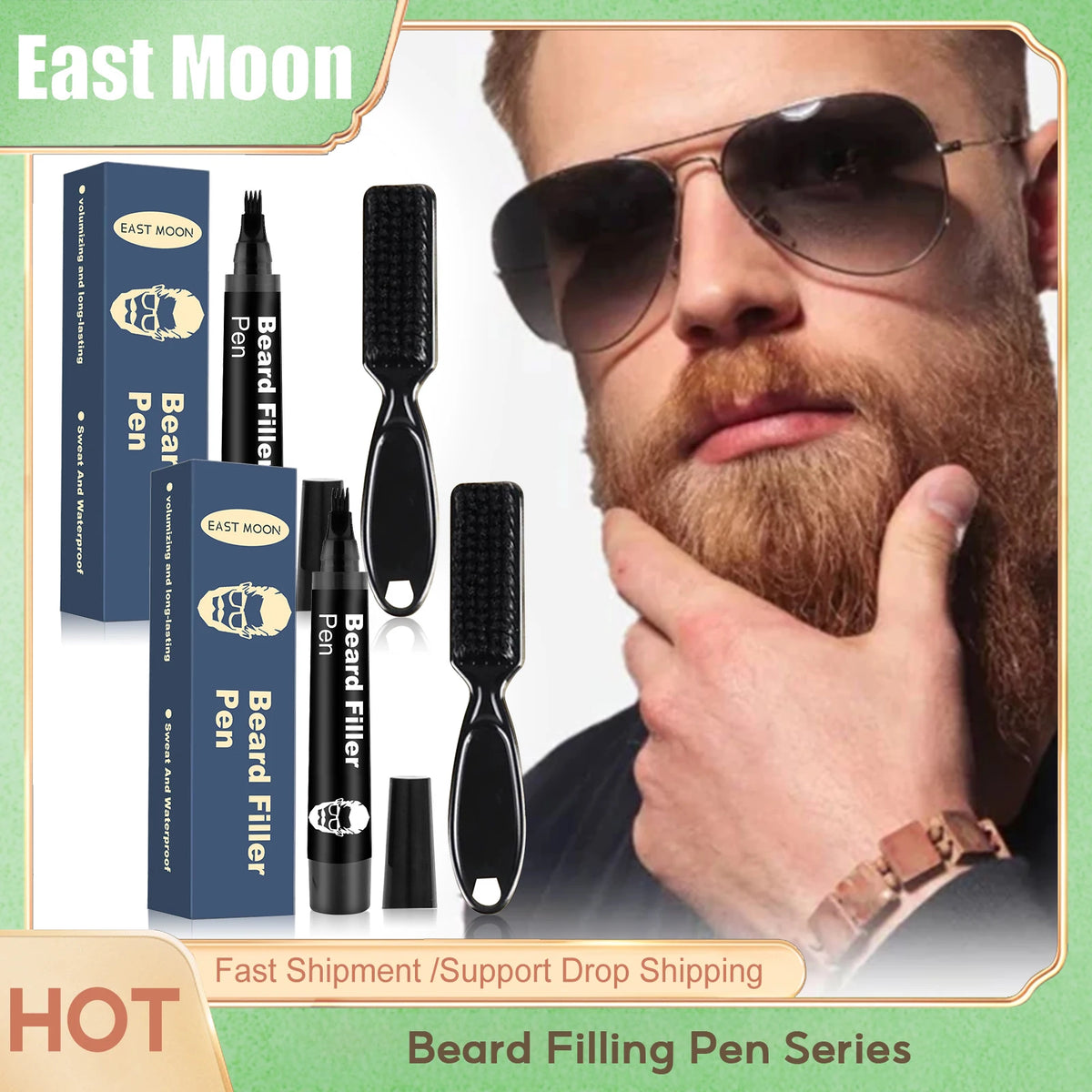 Beard Filling Pen Series Waterproof Non Irritating Lasting