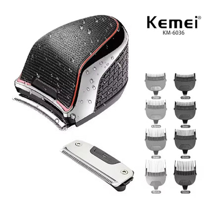 Kemei Self-Haircut Electric Beard Hair Trimmer For Men Grooming