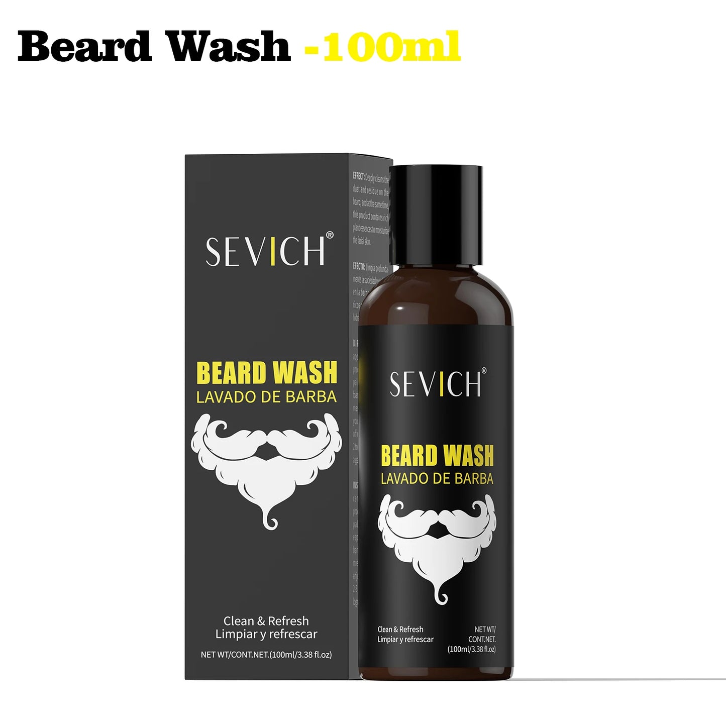 Natural Beard Growth Kit For Men Beard Thickening Care Oil