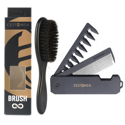 Cestomen Pro Bristle Hair Beard Shaving Brush For Men
