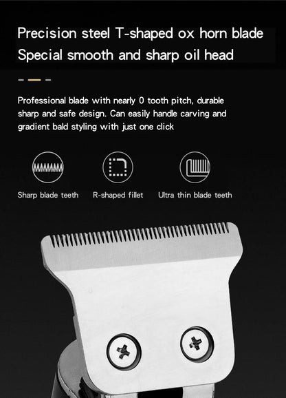 hiena Hair Clipper Barber Professional Cordless Trimmer HYN-212