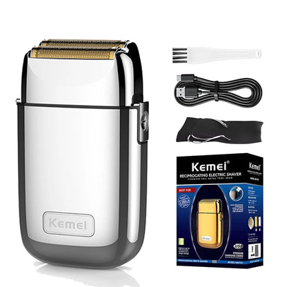 Kemei Tx1 Rechargeable Metal Housing Razor Shaving Machine