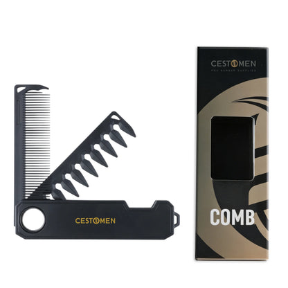 360°Rotatable Ring Folding Comb & Brush Set