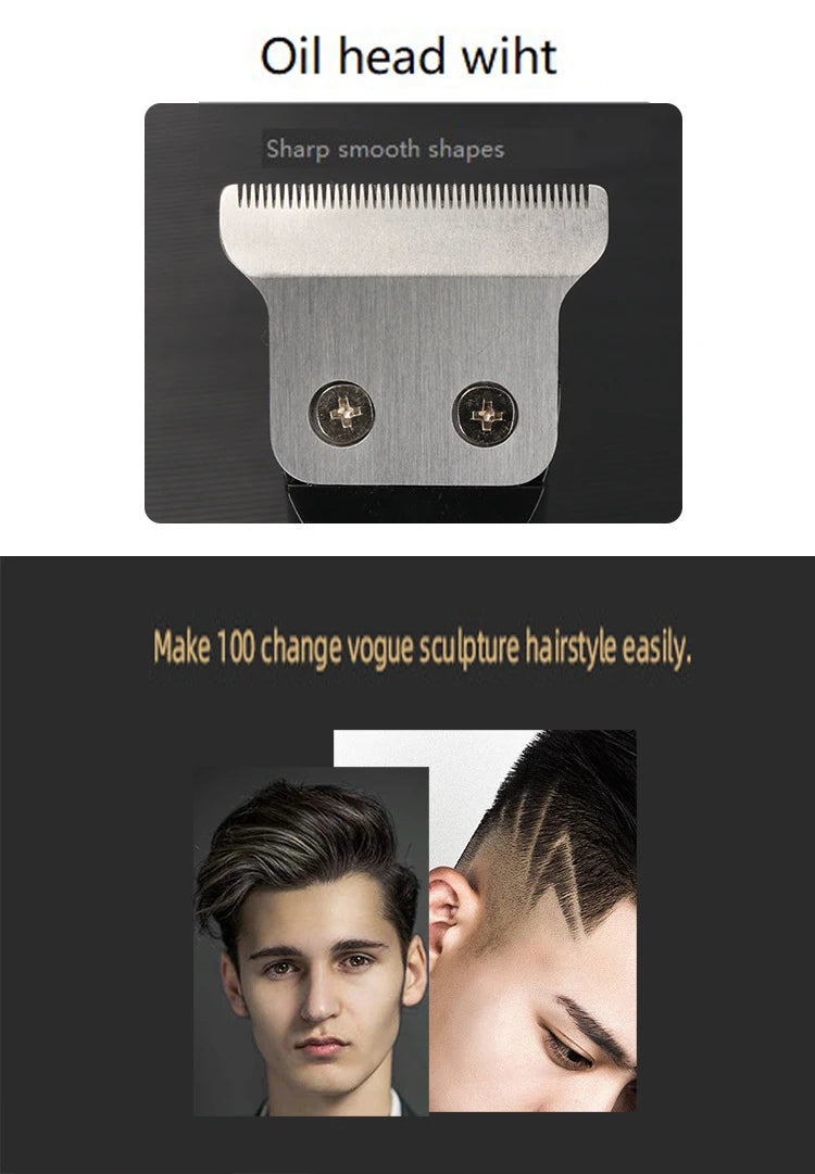 Kemei 371 Hair Clippers Men Professional Rechargeable Machine