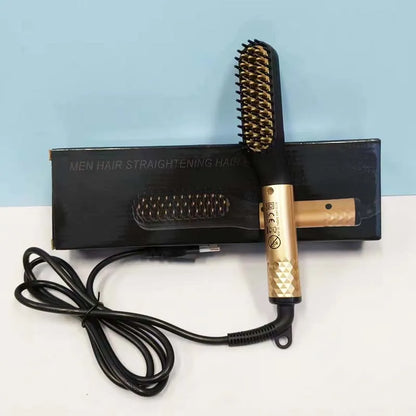 Multifunctional Quick Hair Beard Straightener Men's Hair