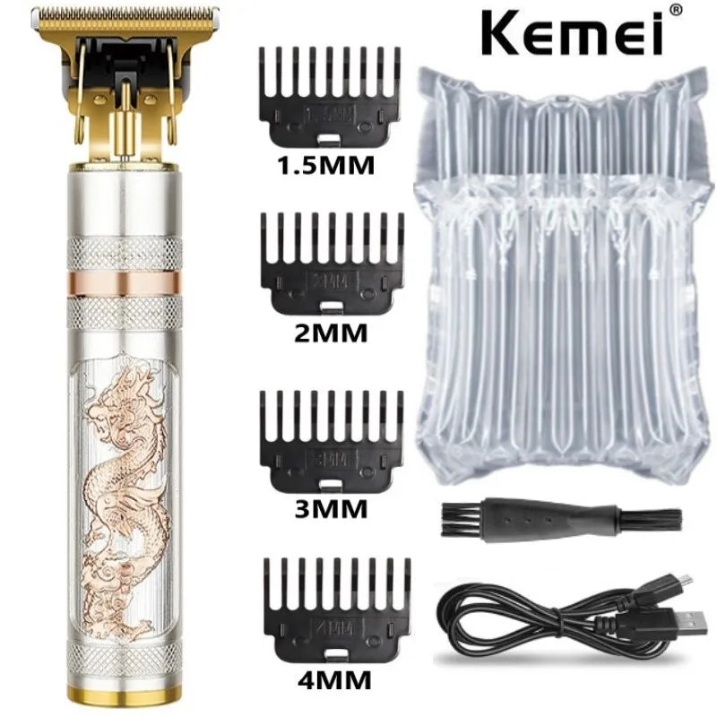 Kemei 762 metal hair trimmer for men professional beard clipper