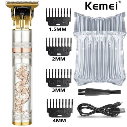Kemei 762 metal hair trimmer for men professional beard clipper