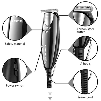 Original 2in1 Corded Hair Trimmer For Men Grooming Electric Beard Hair Clipper