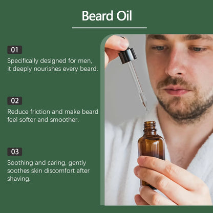 Men Beard Nourishing Oil Trim Care Beard Growth Oil