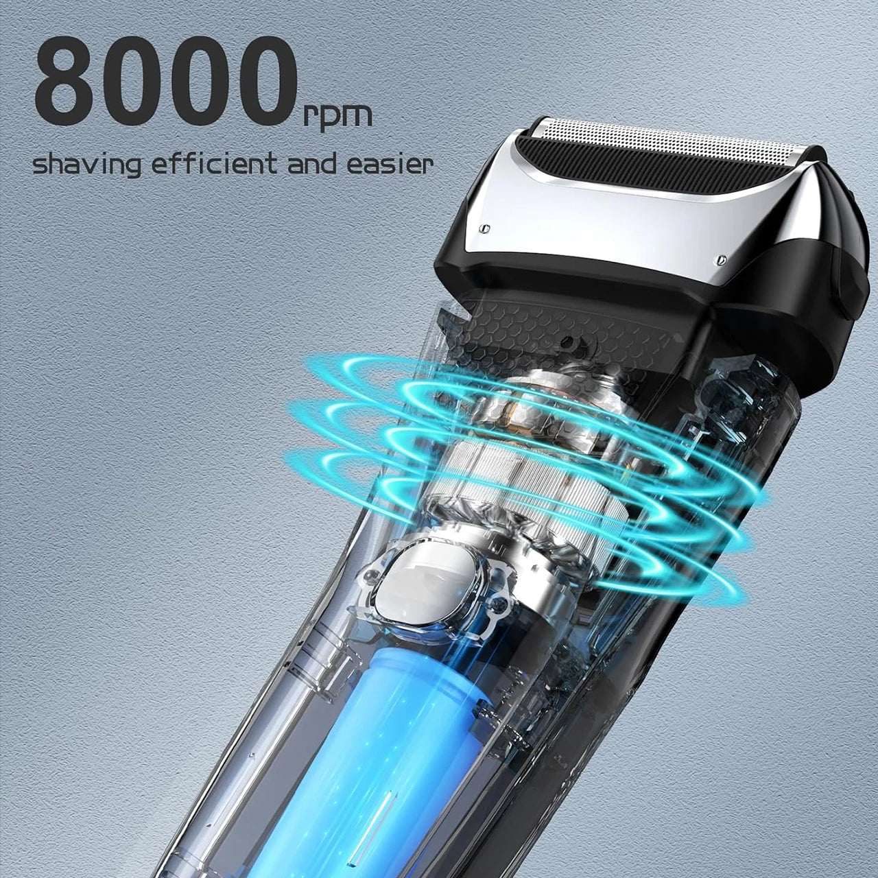 Hatteker Foil Electric Shaver 4D For Men Rechargeable HT-909