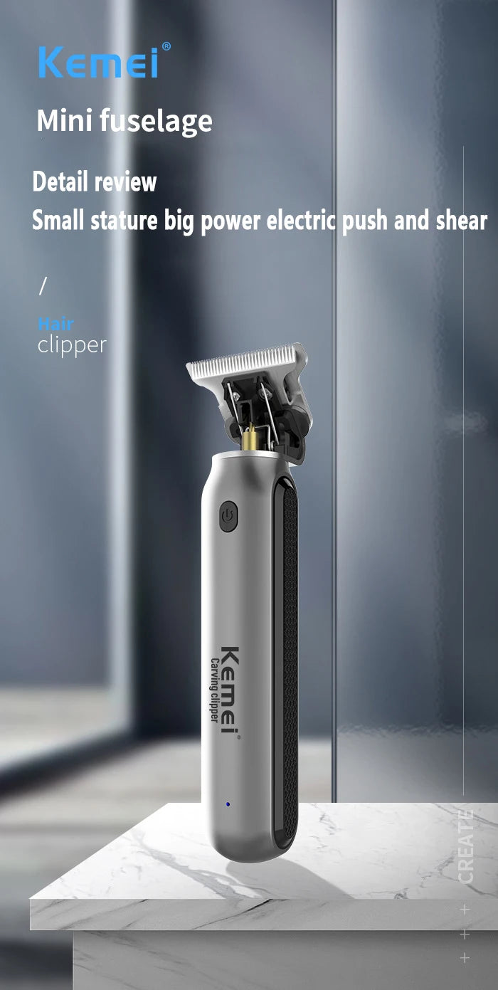 Kemei Rechargeable Electric Cordless Hair Clipper Trimmer