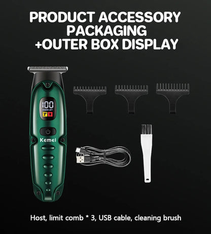 Hair Clippers for Men Professional Cordless Barber Clippers km-2259