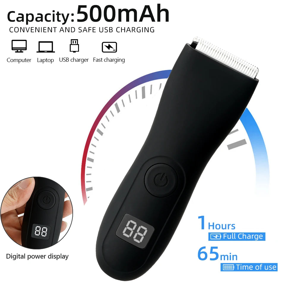 Mens Body Hair Trimmer and Women Lady Shaver Hair Removal Bikini Trimmer