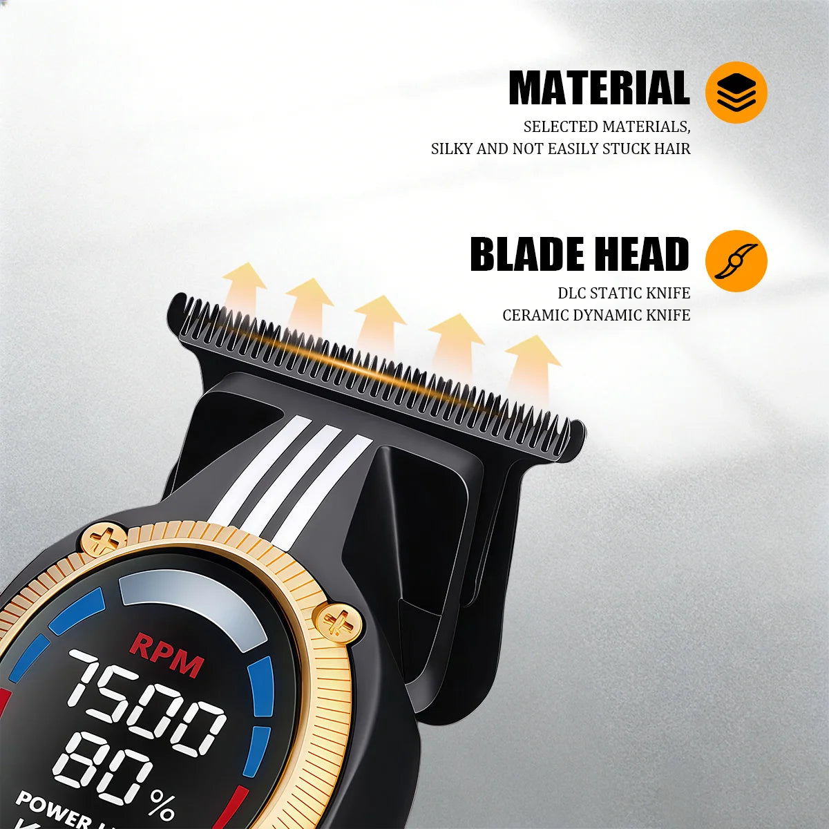 Kemei Trimmer Professional Rechargeable Clippers KM-1685 KM-1692