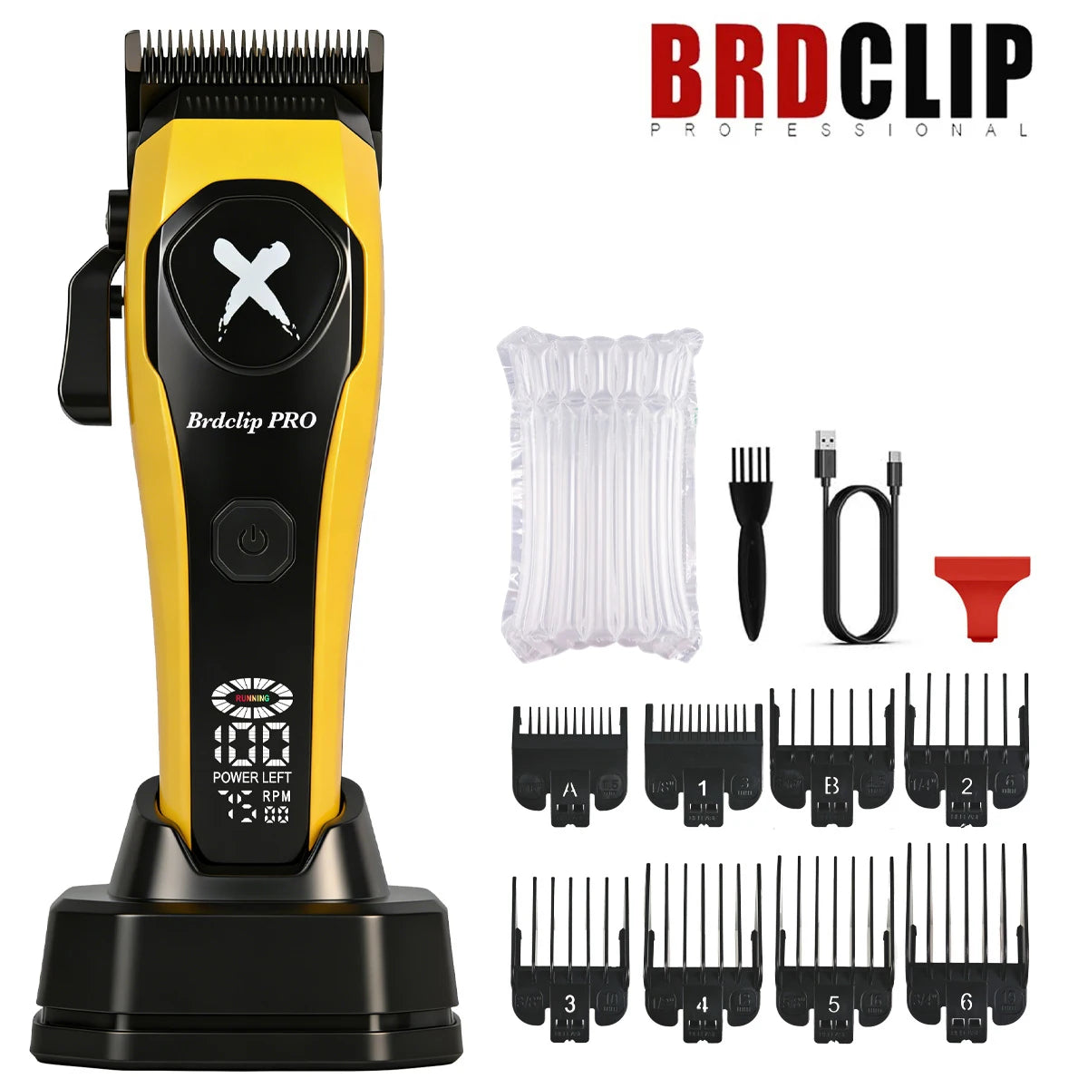 BRDCLIP 619 339 Hair Clippers Cordless Clippers Barber Electric